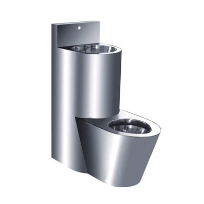 WC di prigione combinata in acciaio inossidabile